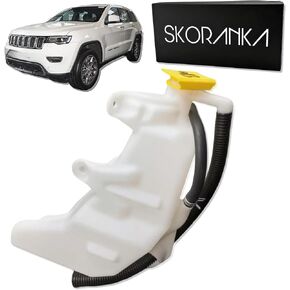 603-630 Engine Coolant Overflow Recovery Tank, White Plastic, Compatible with for Grand Cherokee, Dodge Durango2011-2021,Replace OEM:68080551AA, 68251851AA,5165708AA,2 Years Warranty in Saudi Arabia