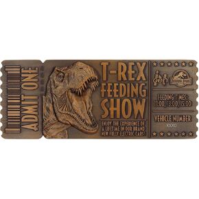 Fanattik Jurassic Park Feeding Show Ticket Limited Edition Embossed Metal Replica in Saudi Arabia
