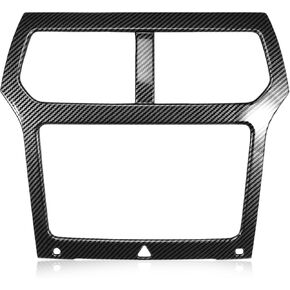 Dashboard Console Navigation Cover GPS Frame Trim for Explorer 2011 2012 2013 2014 2015 Carbon Fiber Black Accessories in Saudi Arabia