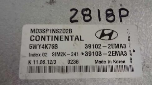 11-13 متوافق مع وحدة التحكم ECM لمحرك Hyundai Elantra 39103-2EMA3 391032EMA3 in Kuwait