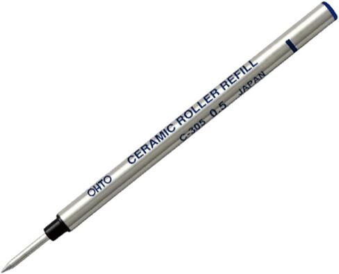 عبوات سيراميك OHTO ذات أساس مائي C-305P، حبر أسود أزرق، نقطة جسم معدنية دقيقة 0.5 مم، آلية غير جافة، متوافقة مع موديلات Ohto CR01/CR02، 5 عبوات in Kuwait