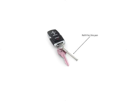 Keychain Tiny Pen - Ballpoint Refill (10 Pack) (Black) in Kuwait