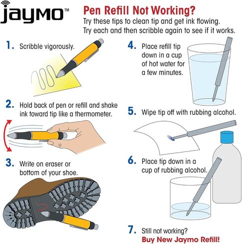 بديل Jaymo لجهاز Sheaffer K 99325 - يبلغ طوله 3.75 بوصة / 95 مم - عبوة قلم حبر جاف - 12 أزرق in Kuwait