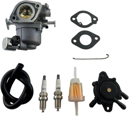 مكربن ​​مناسب لـ Briggs & Stratton 593200 G02826 44N877 Intek V-twin 24HP 724cc محرك جزازة العشب مع مجموعات ضبط يستبدل 596375 597128 595321 596033 594207 in Kuwait