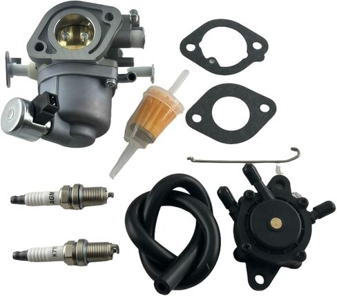 مكربن ​​مناسب لـ Briggs & Stratton 593200 G02826 44N877 Intek V-twin 24HP 724cc محرك جزازة العشب مع مجموعات ضبط يستبدل 596375 597128 595321 596033 594207 in Kuwait