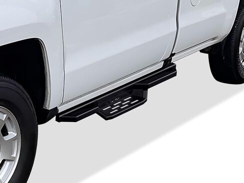 قضبان جانبية لخطوات الجيب من الفولاذ المقاوم للصدأ APS متوافقة مع Chevy Silverado GMC Sierra 2007-2018 الكابينة العادية و2500 3500 HD 2019 (باستثناء 07 Classic) (تشمل 19 1500 LD) in Kuwait