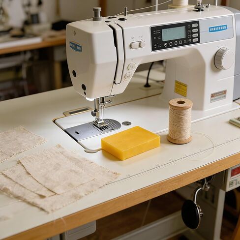 GLRXMX Beeswax Block, Premium Thread Line Wax for Sewing Quilting, Durable Rectangle DIY Tool for Sewing Supplies, Leather Craft Hand Stitching Projects in Saudi Arabia