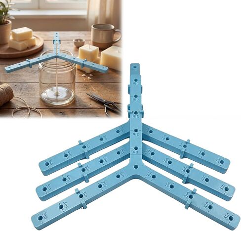 semihacker 3 pcs Universal Wick Centering Tool,Adjustable Candle Wick Centering Stabilizer Tool, Universal Candle Wick Placer Fit Most Containers, Wick Holders for Candle Making Essentials in Saudi Arabia