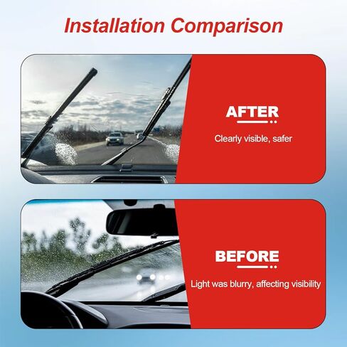 ذراع شفرة الممسحة الخلفية من AUCERAMIC مناسب لسيارة Honda CR-V 2007-2011، لسوبارو Outback 2005-2006، يستبدل 76720SWA003 76730SFA003 76721SCVA01 (12 بوصة + 14 بوصة) in Kuwait