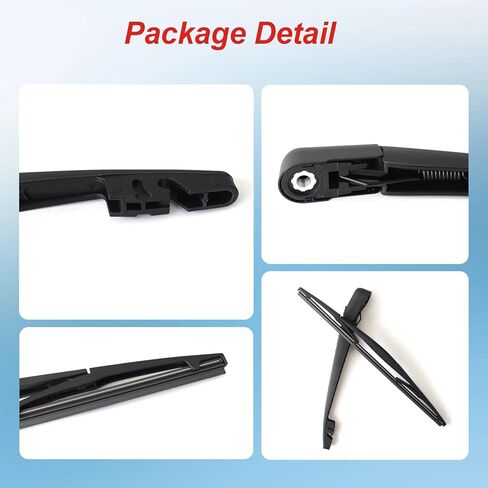 ذراع شفرة الممسحة الخلفية من AUCERAMIC مناسب لسيارة Honda CR-V 2007-2011، لسوبارو Outback 2005-2006، يستبدل 76720SWA003 76730SFA003 76721SCVA01 (12 بوصة + 14 بوصة) in Kuwait