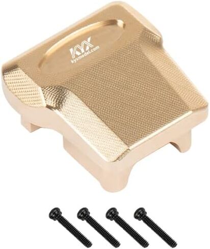 KYX Racing CNC تشكيله النحاس المحور الأمامي المحور الخلفي غطاء تفاضلي غطاء فرق ترقيات أجزاء الملحقات لسيارة 1/18 RC الزاحفة TRX4M in Kuwait