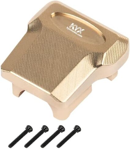 KYX Racing CNC تشكيله النحاس المحور الأمامي المحور الخلفي غطاء تفاضلي غطاء فرق ترقيات أجزاء الملحقات لسيارة 1/18 RC الزاحفة TRX4M in Kuwait