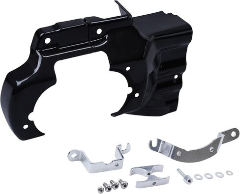 TCT-MOTORPARTS Chrome Engine Transmission Interface Cover Fits for Harley Softail 2007-2017 in Saudi Arabia