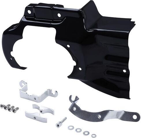 TCT-MOTORPARTS Chrome Engine Transmission Interface Cover Fits for Harley Softail 2007-2017 in Saudi Arabia
