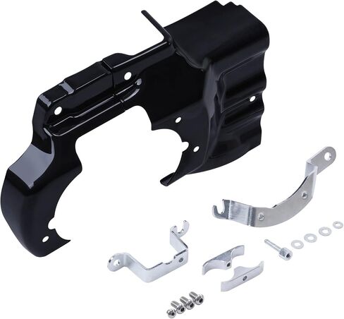 TCT-MOTORPARTS Chrome Engine Transmission Interface Cover Fits for Harley Softail 2007-2017 in Saudi Arabia