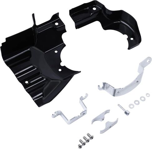 TCT-MOTORPARTS Chrome Engine Transmission Interface Cover Fits for Harley Softail 2007-2017 in Saudi Arabia