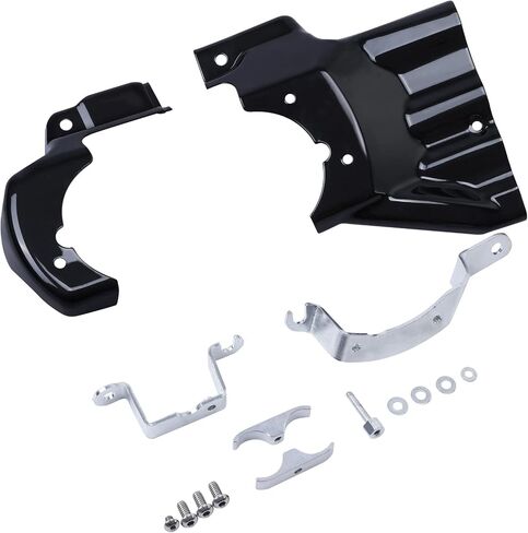 TCT-MOTORPARTS Chrome Engine Transmission Interface Cover Fits for Harley Softail 2007-2017 in Saudi Arabia