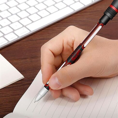 4Pcs Spin Cool Pens, Rolling Finger Spin Game Pens with Weighted Ball Anti-Slip Stationery Set with Refills Black Ink for Students Entertainment Pressure Relief Writing and Correction Supplies in Saudi Arabia