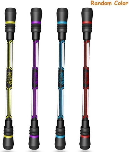 4Pcs Spin Cool Pens, Rolling Finger Spin Game Pens with Weighted Ball Anti-Slip Stationery Set with Refills Black Ink for Students Entertainment Pressure Relief Writing and Correction Supplies in Saudi Arabia