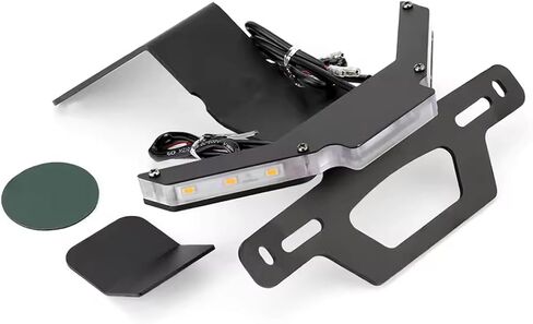 حامل لوحة ترخيص ذيل مرتب، مجموعات مزيل الحاجز لـ CFMOTO 250SR 300SR 300SS 250 SR 300 SS 2019-2022، 2023-2026 مع إشارة الانعطاف وأضواء لوحة الترخيص (A-CF300SS، 2019-2022) in Kuwait