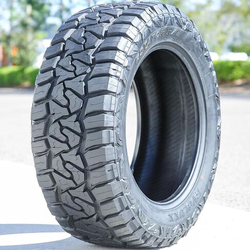 Set of 2 (TWO) Evoluxx Rotator R/T All-Terrain Mud Off-Road Light Truck Radial Tires-LT275/65R20 275/65/20 275/65-20 128/125R Load Range F LRF 12-Ply BSW Black Side Wall in Kuwait