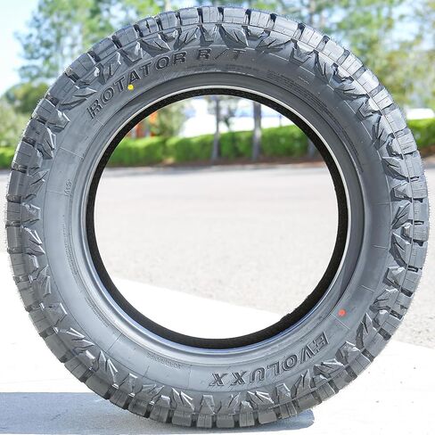 Set of 2 (TWO) Evoluxx Rotator R/T All-Terrain Mud Off-Road Light Truck Radial Tires-LT275/65R20 275/65/20 275/65-20 128/125R Load Range F LRF 12-Ply BSW Black Side Wall in Kuwait