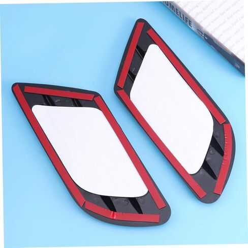 GALPADA 2Pcs Black Side Air Vent Decoration Stickers for Auto Suv Grille Trim Adhesive Intake Cover Easy Installation Heat Resistant Plated Material in Kuwait