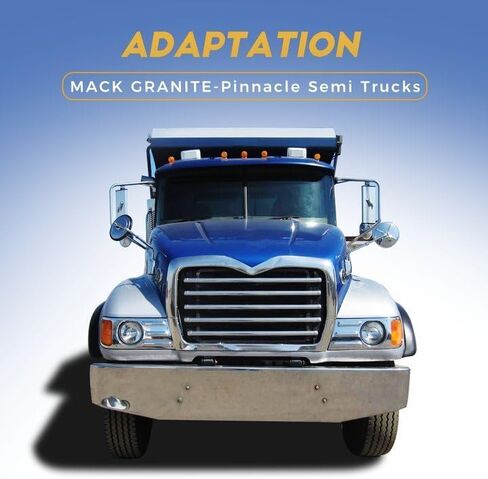 شبكة شبكية أمامية من الكروم متوافقة مع شاحنات Mack Granite شبه in Kuwait