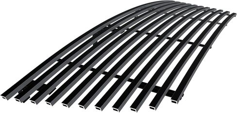 APS Premium Stainless Steel SS Black Billet Grille Grill Insert Compatible with Ford Explorer 2002 2003 2004 2005 Main Upper N19-H13358F in Kuwait
