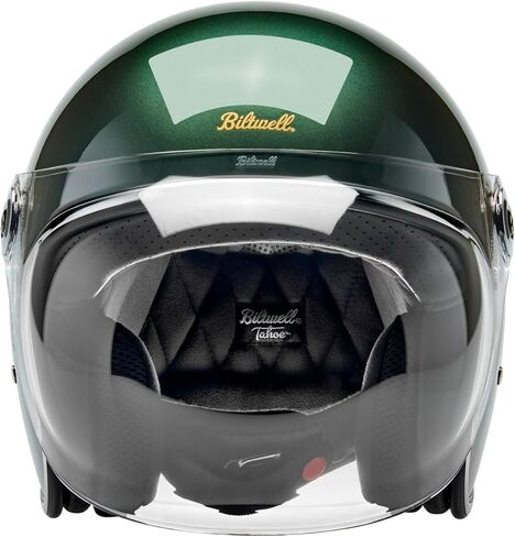 Biltwell Tahoe Metallic Sierra Green Motorcycle Helmet DOT ECE R22.06 in Saudi Arabia