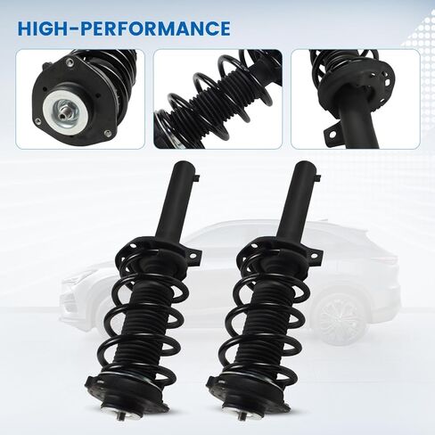 قطعتان من ممتص الصدمات الأمامي لسيارة 2006-2013 Audi A3/ A3 Quattro، 2005-2017 Volkswagen Jetta/Passat، 12-17 Beetle، 07-11 Eos، 10-14 Golf، 06-09 Rabbit، 09-17 CC، دعامة زنبركية ملفوفة كاملة 172311 in Kuwait