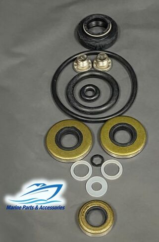 PARTSDEPOT Gearcase Seal Kit 0396350 8 9.9 10 15 HP 2 Stroke 4 Stroke Compatible with Evinrude Johnson in Saudi Arabia
