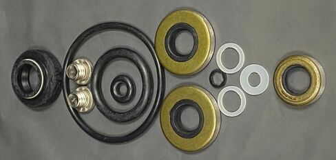 PARTSDEPOT Gearcase Seal Kit 0396350 8 9.9 10 15 HP 2 Stroke 4 Stroke Compatible with Evinrude Johnson in Saudi Arabia