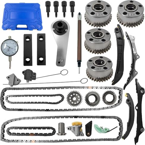 Timing Chain Tool Kit w/VVT Phasers Compatible with Maserati Quattroporte 2013-2017, fits for Ghibli 2014-2023, fits for Levante 2017-2023 3.0L M156, Replace 339036 299481 323513 900028263 in Saudi Arabia
