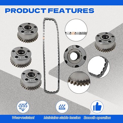 Timing Chain Tool Kit w/VVT Phasers Compatible with Maserati Quattroporte 2013-2017, fits for Ghibli 2014-2023, fits for Levante 2017-2023 3.0L M156, Replace 339036 299481 323513 900028263 in Saudi Arabia