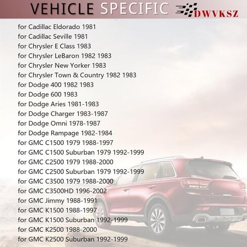 1x خرطوم سخان HVAC يستبدل #8724550400، 8724547300 للسخان إلى المبرد لـ Dodge 400 2.2L 1982 1983، لـ GMC R2500 6.2L 1988 1989، لـ Plymouth Scamp 2.2L 1983، للشاحن 1.7L 1983 in Kuwait