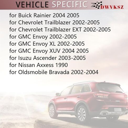 1x خرطوم سخان HVAC يستبدل #89024936، 80273 للأنابيب 4 إلى المحرك لـ Oldsmobile Bravada 4.2L 2002 2003 2004، لـ GMC Envoy XL 4.2L 2002 2003 2004 2005، لـ Envoy 4.2L 2002 2003 2004 2005 in Kuwait