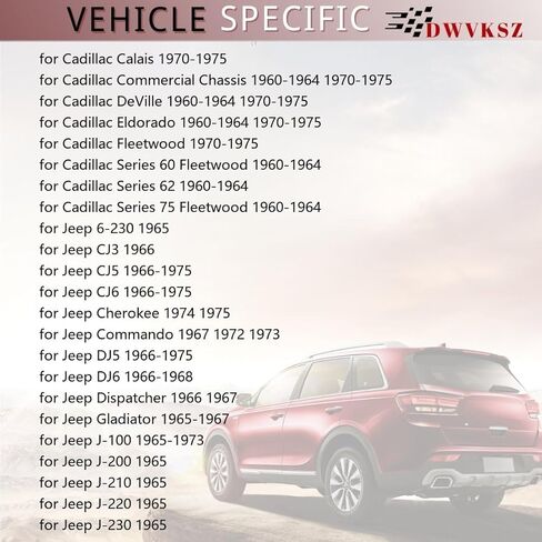 1x خرطوم سخان HVAC يستبدل # G923647031، G922548050 لمنفذ السخان لـ VAM Classic 3.8L 1971 1972 1973 1974، لسيارة Jeep J-100 5.3L 1965 1966 1967 1968، لسيارة Pontiac Acadian 4.6L 1965 1966 1967 in Kuwait