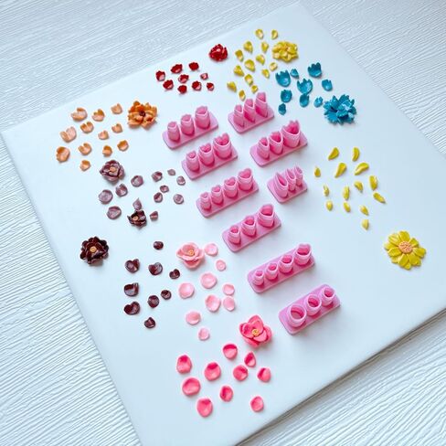 Viredelo Polymer Clay Cutters for Earrings Making - 13 Shapes for Earrings and Jewelry Making,Clay Cutters for Polymer Clay Jewelry,C-6 in Saudi Arabia