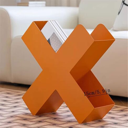 Bookshelf Nordic Creativity Iron Floor Bookshelf Home Metal Geometric Shape Organizer Shelf for Living Room Home Office in Saudi Arabia