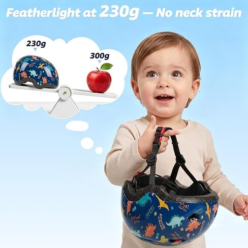 Toddler Helmet with Knee Pads and Elbow Pads Set for Kids Age 1-3, Adjustable Infant Baby Bike Helmet for Girls Boys for Balance Bike, Scooter, Bicycle in Saudi Arabia