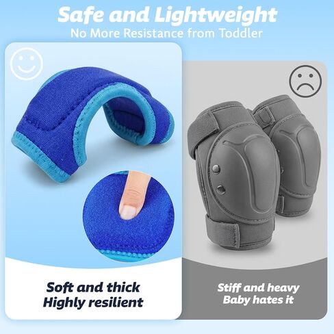 Toddler Helmet with Knee Pads and Elbow Pads Set for Kids Age 1-3, Adjustable Infant Baby Bike Helmet for Girls Boys for Balance Bike, Scooter, Bicycle in Saudi Arabia