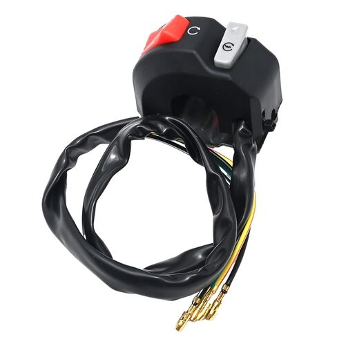 Saihisday 12V Motorcycle Handlebar Switch, 7/8″ Handle Bar On Off Push Button Switch, 22mm Handlebar Mount Headlight Fog Light Fit for Motorcycles, Electric Bike, ATVs, Scooters, Snowmobiles(Right) in Saudi Arabia
