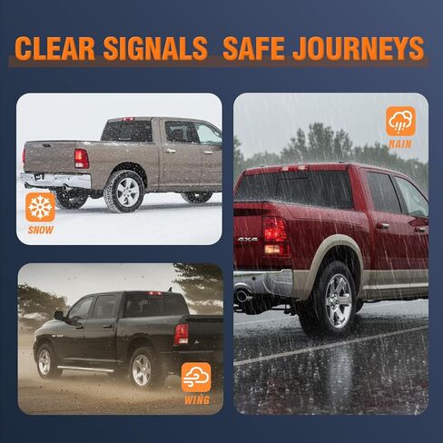 Left Driver Side Tail Light Assembly Compatible With 2009-2018 Dodge Ram 1500 2500 3500 and 2019–2024 Ram 1500 Classic Rear Lamp with Bulbs Replace OE# CH2818124 55277415AB 55277415AC in Saudi Arabia