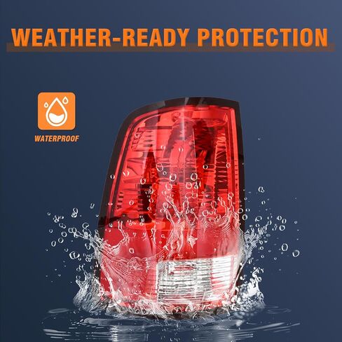 Left Driver Side Tail Light Assembly Compatible With 2009-2018 Dodge Ram 1500 2500 3500 and 2019–2024 Ram 1500 Classic Rear Lamp with Bulbs Replace OE# CH2818124 55277415AB 55277415AC in Saudi Arabia