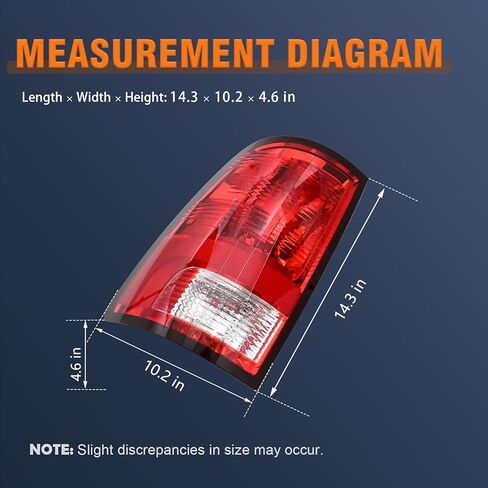 Left Driver Side Tail Light Assembly Compatible With 2009-2018 Dodge Ram 1500 2500 3500 and 2019–2024 Ram 1500 Classic Rear Lamp with Bulbs Replace OE# CH2818124 55277415AB 55277415AC in Saudi Arabia