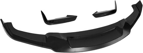 5PCS MAD Style Front Bumper Lip Fog Light Trim Eyebrow for BMW F30 F31 3 Series M Sport 2012-2018 Add on Spoiler ABS Plastic (Glossy Black) in Saudi Arabia