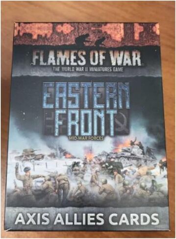 Flames of War WW2: Eastern Front - Axis Allies Unit & Command Cards in Saudi Arabia