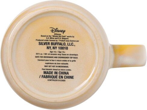 Silver Buffalo Disney Nightmare Before Christmas Mystic Opulence Reactive Glaze Ceramic Camper Mug, 20 Ounces in Saudi Arabia