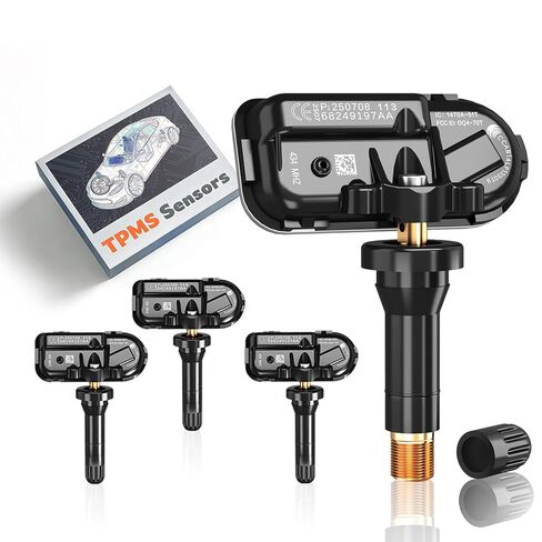 TPMS RAM 433MHz Pre-Programmed,New Upgraded TPMS Sensor Compatible with RAM 1500 2013-2017 | RAM 2500 2014-2024 | RAM 3500 2014-2024/OE#68249197AA,68157568AA(Set of 4) in Saudi Arabia